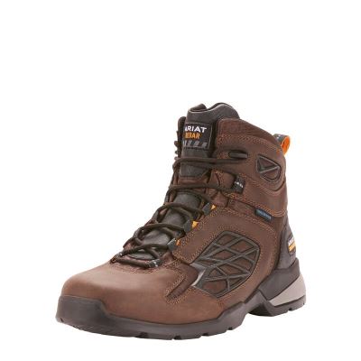 Ariat Rebar Flex 6" Koyu Kahverengi Iş Ayakkabıları Erkek (40807-370)